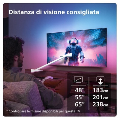 TV OLED Smart Philips 55OLED769 Calibrato 4K UHD Ambilight