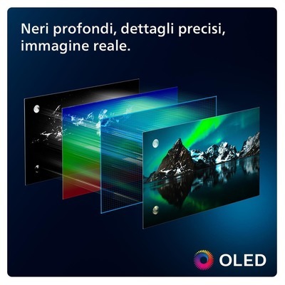 TV OLED Smart Philips 55OLED769 Calibrato 4K UHD Ambilight