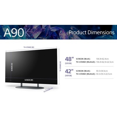 TV OLED Sony 42A90K Calibrato 4K e FULL HD