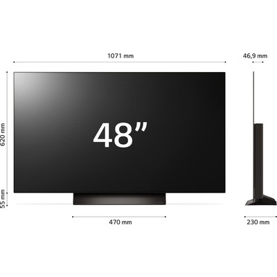 TV OLED UHD 4K Smart LG OLED48C44