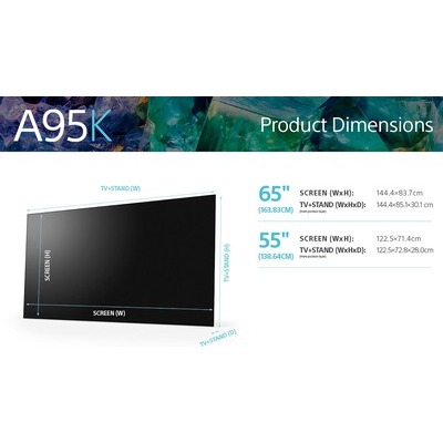 TV OLED UHD 4K Smart Sony XR55A95K