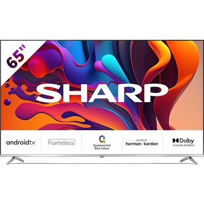TV QLED 4K Smart Android Sharp 65FP2EA