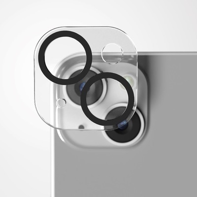 Vetro fotocamera SBS per iPhone 15/15 Plus trasparente