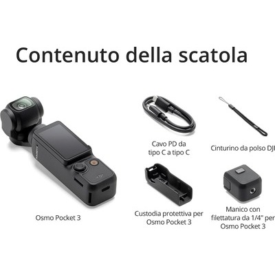 Videocamera con stabilizzatore DJI Osmo Pocket 3