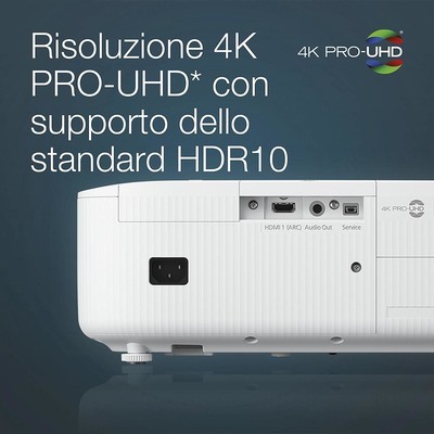 Videoproiettore Epson 4K PRO UHD Android TV incorporata EH-TW6250