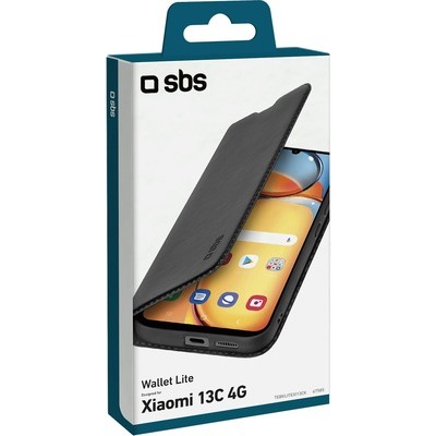 Wallet lite SBS in PU per Xiaomi 13C 4G nero