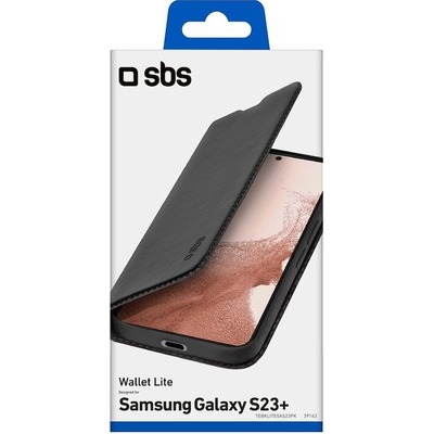 Wallet lite SBS per Samsung Galaxy S23+ black nero