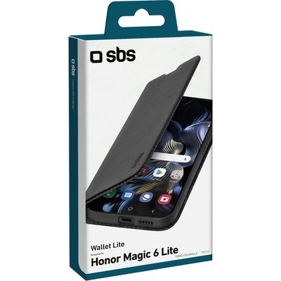 Wallet SBS Lite in PU per Honor Magic 6 Lite nero