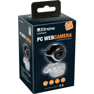 Webcam Xtreme con microfono a pinza per PC